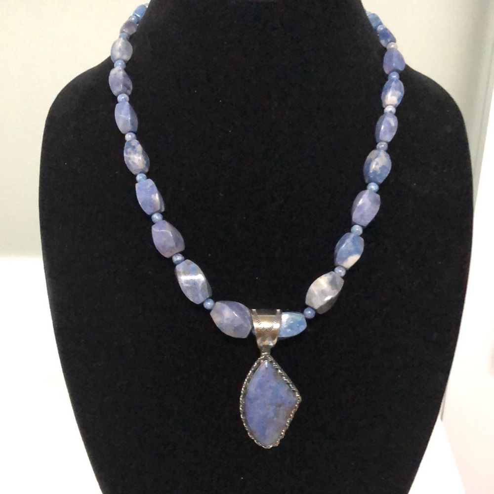 Blue Stone Necklace